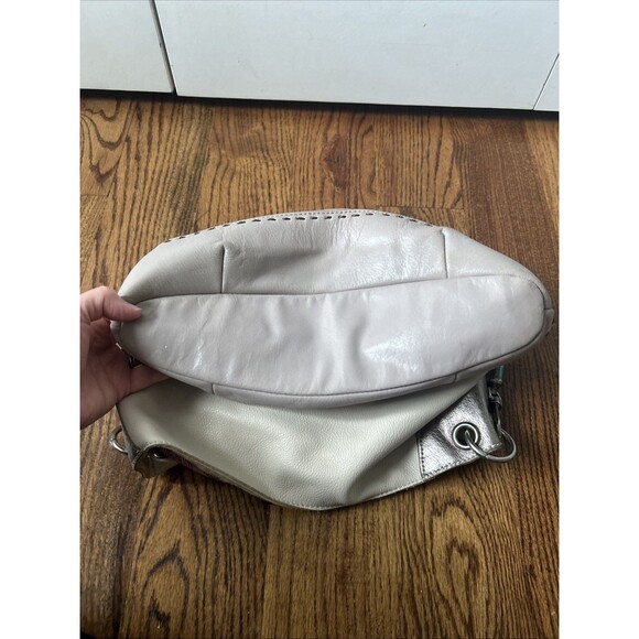 The Sak Womens Indio Leather Neutral Colorblock Shoulder Bag 108144 - Picture 4 of 4